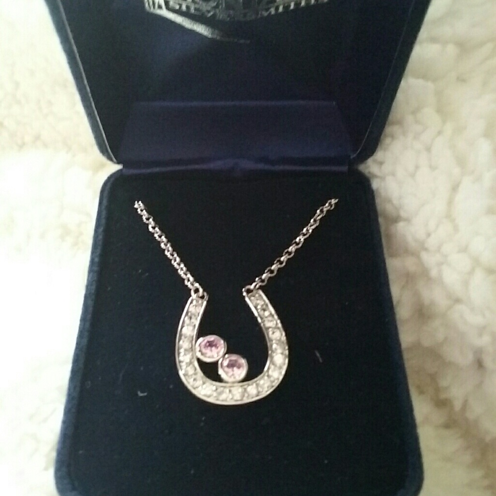 Montana Silver horseshoe necklace